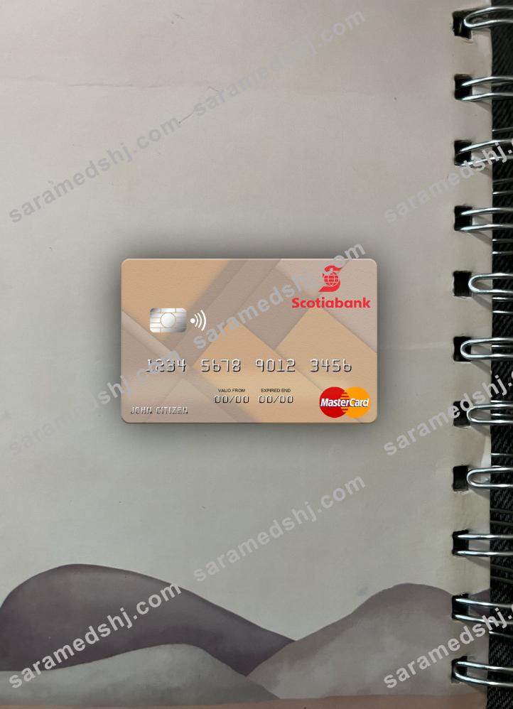 Saint Lucia Scotiabank mastercard photolook front